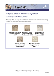 Why did Britain become a republic?