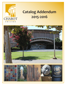 Catalog Addendum 2015-2016