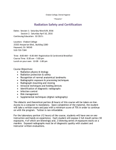 Radiation Safety and Certification  
