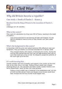 Why did Britain become a republic? 1649