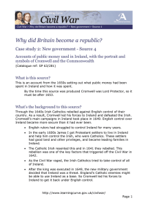 Why did Britain become a republic?