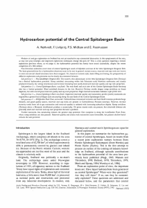 Hydrocarbon potential of the Central  Spitsbergen Basin N¢ttvedt, Livbjerg, Midb¢e and