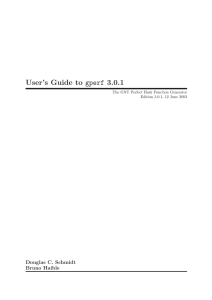 User’s Guide to gperf 3.0.1 Douglas C. Schmidt Bruno Haible