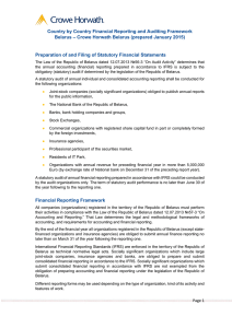 Country by Country Financial Reporting and Auditing Framework