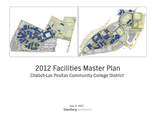 2012 Facilities Master Plan Chabot-Las Positas Community College District July 17, 2012