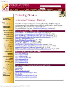 Information Technology Planning