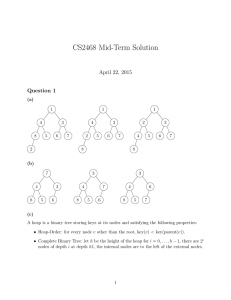 CS2468 Mid-Term Solution April 22, 2015 Question 1