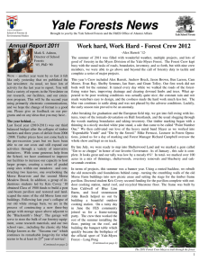 Yale Forests News Annual Report 2011