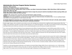 Administrative Services Program Review Summary