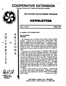 COOPERATIVE EXTENSION NEWSLETTEH I
