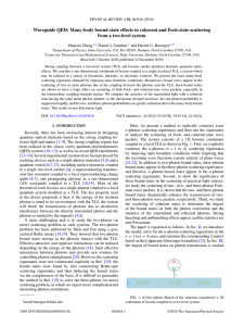 Waveguide QED: Many-body bound-state effects in coherent and Fock-state scattering