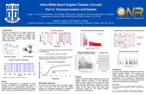Ultra-Wide-Band Digital Chaotic Circuits Part II: Characterization and Details