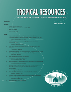 TROPICAL RESOURCES