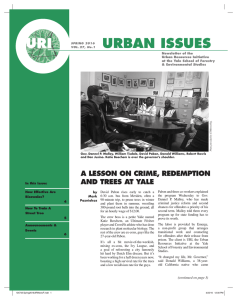 URBAN ISSUES U R I Newsletter of the Urban Resources Initiative