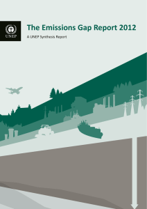 The Emissions Gap Report 2012 www.unep.org