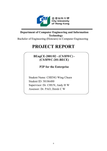 PROJ ECT REPORT BEngCE-2001/02 - (CS/HWC) - (CS/HWC-201-BECE)