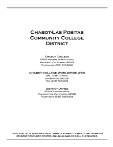 Chabot-Las Positas Community College District Chabot College
