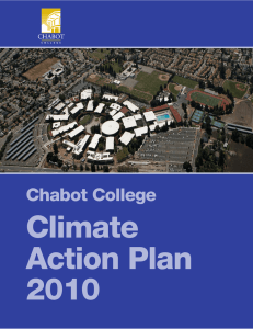 Climate Action Plan 2010 Chabot College