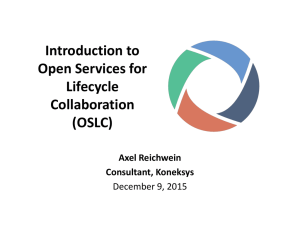 Introduction to Open Services for Lifecycle Collaboration