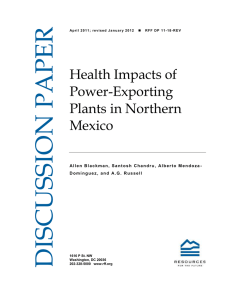 Health Impacts of Power-Exporting Plants in Northern