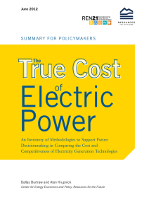 Power Electric True Cost of