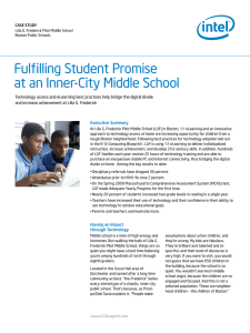 Fulfilling Student Promise at an Inner-City Middle School