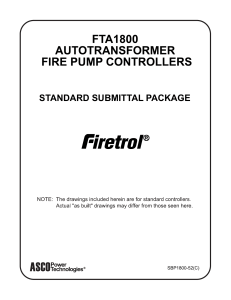 STANDARD SUBMITTAL PACKAGE SBP1800-52&amp;