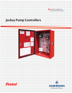 Jockey Pump Controllers Fire Pump Controllers for Business Critical Continuity™