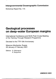 Geological processes on  deep-water European  margins