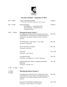 Flex Day Schedule – September 8, 2015