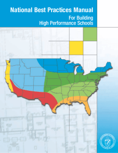 National Best Practices Manual For Building High Performance Schools