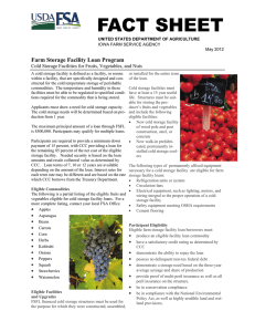 FACT SHEET Farm Storage Facility Loan Program