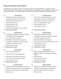 Business Information Systems (BSBA)