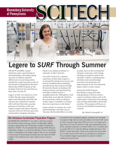 SCI TECH SURF Bloomsburg University