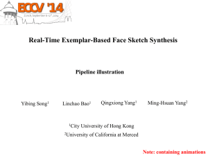 Real-Time Exemplar-Based Face Sketch Synthesis Pipeline illustration