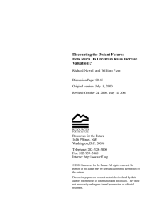 Discounting the Distant Future: How Much Do Uncertain Rates Increase Valuations?