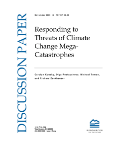 Responding to Threats of Climate Change Mega-