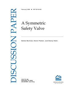 DISCUSSION PAPER A Symmetric Safety Valve