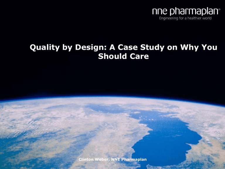 quality by design case study