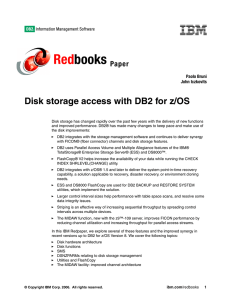 Red books Disk storage access with DB2 for z/OS Paper