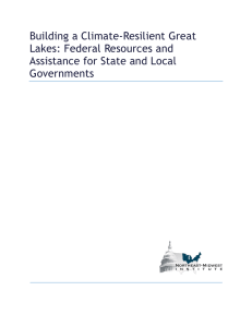 Building a Climate-Resilient Great Lakes: Federal Resources and Governments