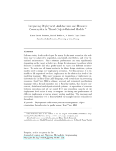 Integrating Deployment Architectures and Resource Consumption in Timed Object-Oriented Models