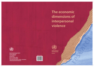 The economic dimensions of interpersonal violence