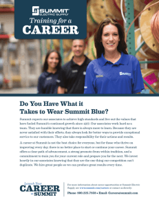 CAREER Training for a Do You Have What it