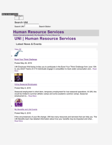 Human Resource Services UNI | Human Resource Services Search UNI