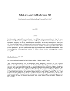 What Are Analysts Really Good At?