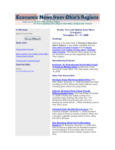November 11 - 17, 2008 Weekly News and Opinion from Ohio's Newspapers