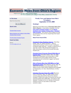 September 23-29, 2008 Weekly News and Opinion from Ohio's Newspapers