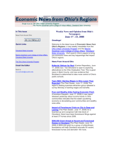 June 17 - 23, 2008 Weekly News and Opinion from Ohio's Newspapers
