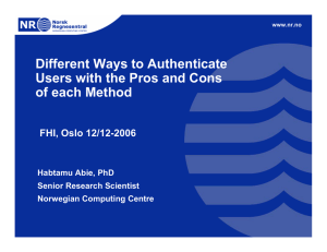 Different Ways to Authenticate Users with the Pros and Cons
